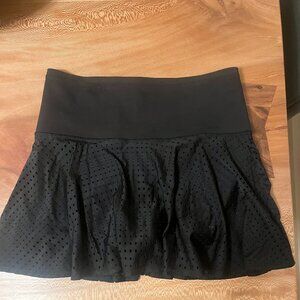Athleta womens laser cut tennis skirt size S